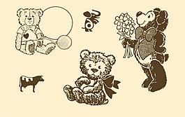 動物裝飾畫圖片