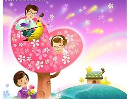 幸福一家圖片
