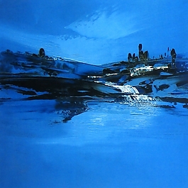 抽象油畫
