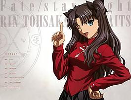 fate stay night 遠(yuǎn)坂凜寫真圖片