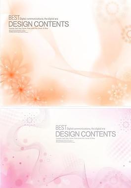 時尚花紋背景 時尚夢圖片