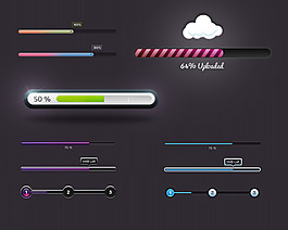 進度條 UI psd