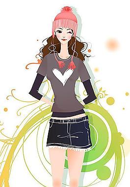 時(shí)尚女性素材圖片