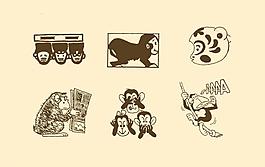 動(dòng)物裝飾畫(huà)圖片