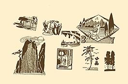 風(fēng)景裝飾畫圖片