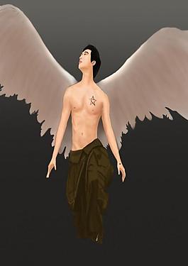天使男孩图片