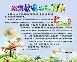閱讀方法展板設計圖片