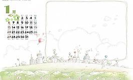 日歷1月圖片