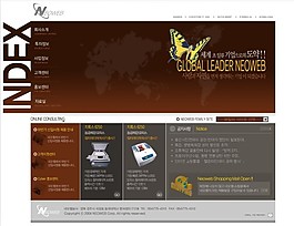 韓國全球領(lǐng)先NEOWEB網(wǎng)頁索引模板