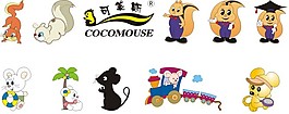 卡通的可愛松鼠