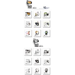 扁平化icon