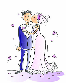 動漫  插畫  婚紗照  愛情