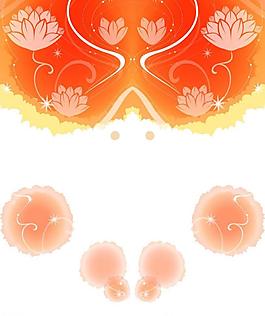 花朵移門圖片