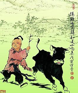 水墨移门图片