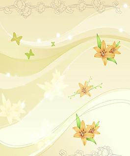 花朵移門圖片