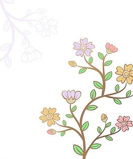 花朵移门图片