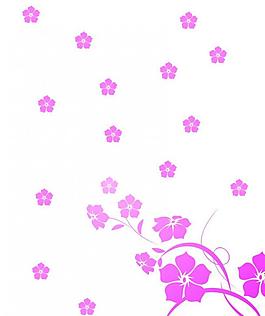花朵移門圖片