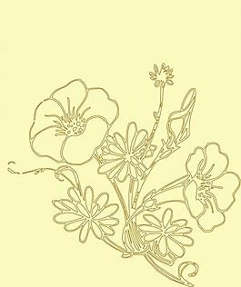 花朵移門圖片