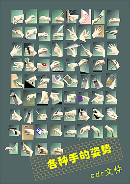 各種手勢