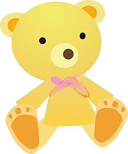 手繪小熊