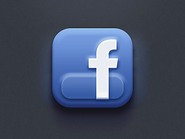 立體facebook標志
