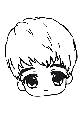 小男孩人物矢量素材