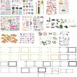 花框設(shè)計(jì)素材集合
