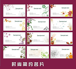 時(shí)尚簡(jiǎn)約名片