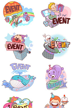 event    事件    卡通人物
