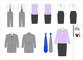 VI文件制服模板