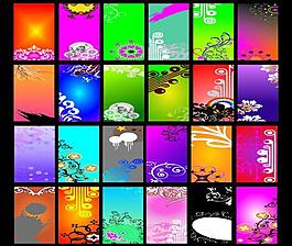 展板 模版 矢量 背景圖片