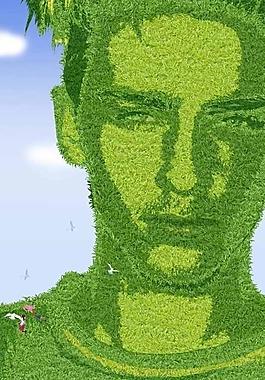 草人放飛夢想圖片
