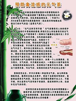 預防禽流感的元氣茶圖片