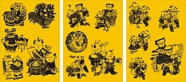 中國傳統(tǒng)剪紙矢量素材