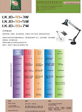 led企業產品展板設計 臺燈圖片