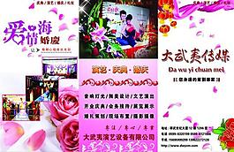 婚慶三折頁圖片