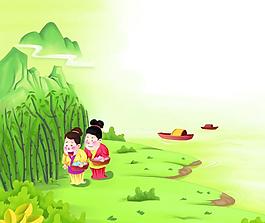 山居秋暝圖片