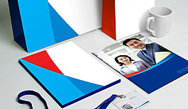 企業VI LOGO展示背景