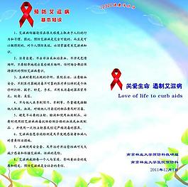 艾滋病二折頁圖片