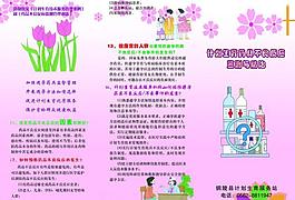 計劃生育三 折頁圖片