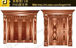 高精度铜门图片