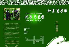 葡萄園三折頁圖片