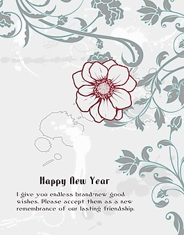 新年賀卡內(nèi)頁設(shè)計