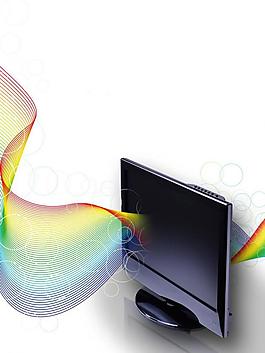 液晶電視封面設計圖片