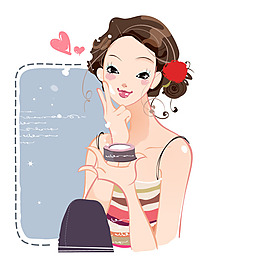 美丽时尚少女