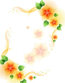 梦幻花朵移门彩绘图案