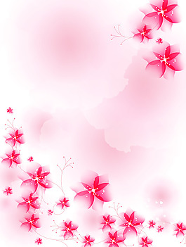 落花飞舞移门彩绘图案