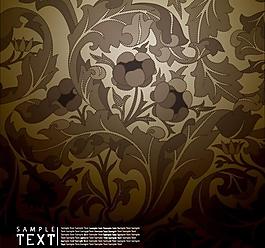 歐式古典花紋花朵底紋圖片