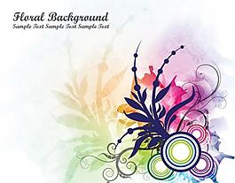 夢幻時(shí)尚花紋 圓圈圖片