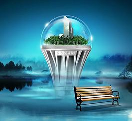 led灯海报图片